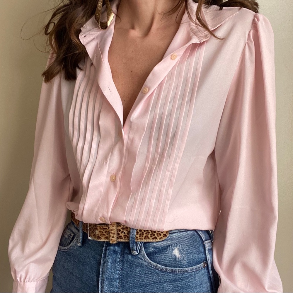Vintage secretary blouse - Picture 5 of 8